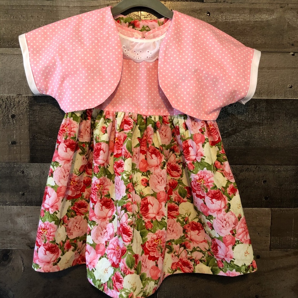 Handmade Kara Dress W/ Shrug